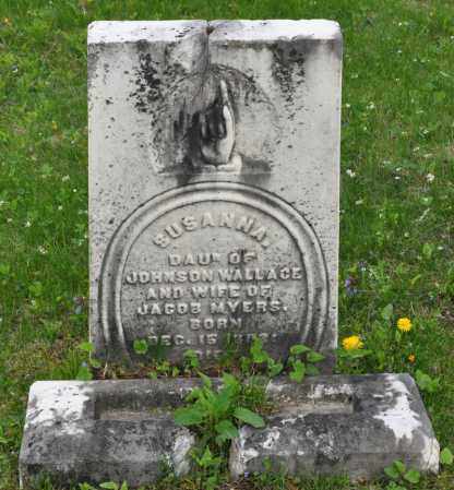 Susanna Wallace Myers-tombstone