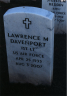 Lawrence M Davenport-tombstone