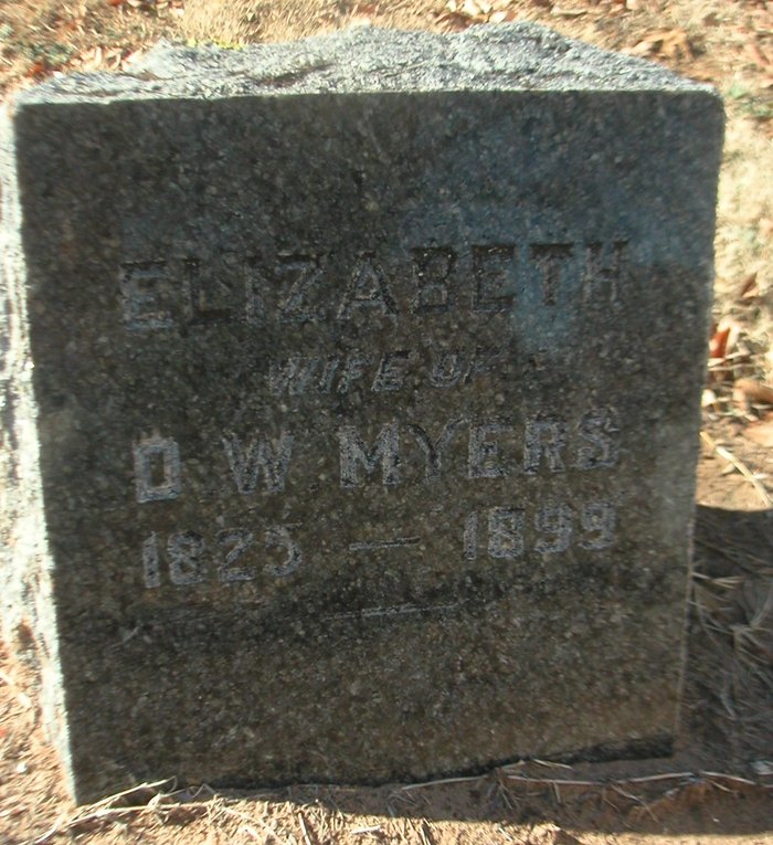 Elizabeth Collins Myers-tombstone